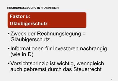 Rechnungslegung in Frankreich (Folie 7)