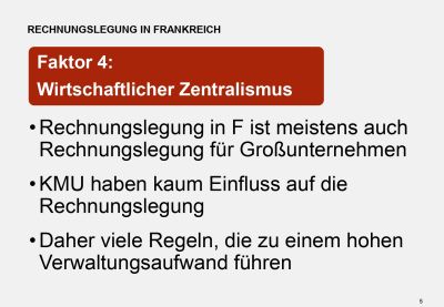 Rechnungslegung in Frankreich (Folie 6)